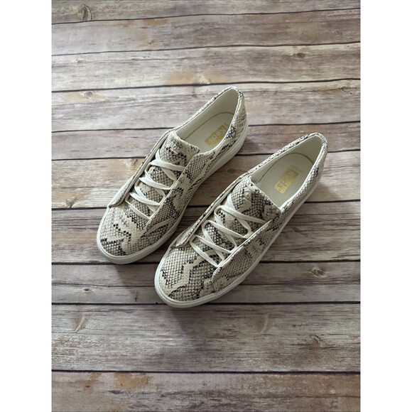 Keds Remi Slip on, Sneaker Womens, Cream Snakeskin Leather, 8 Medium - Picture 3 of 8